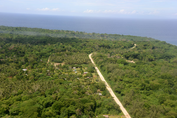 Coastal road of Espiritu Santo, Vanuatu