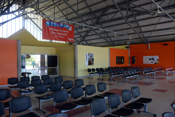 Departure lounge, Pekoa Santo Airport, Luganville