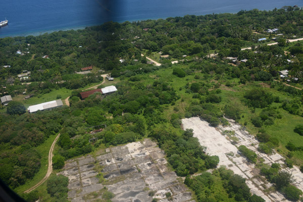 Remains of the World War II American airbase at Luganville