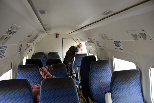 Interior of Air Vanuatu Harbin Y-12 (YJ-AV5)