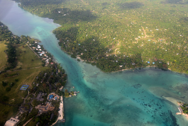 The lagoon south of Port Vila, Efat, Vanuatu