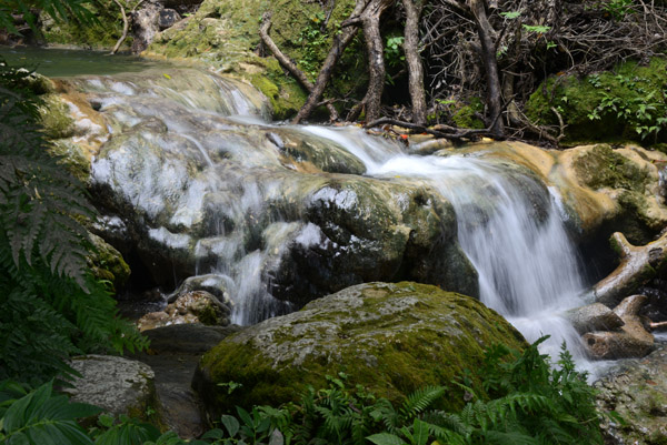 The stream beneath the main falls, Mele Cascades