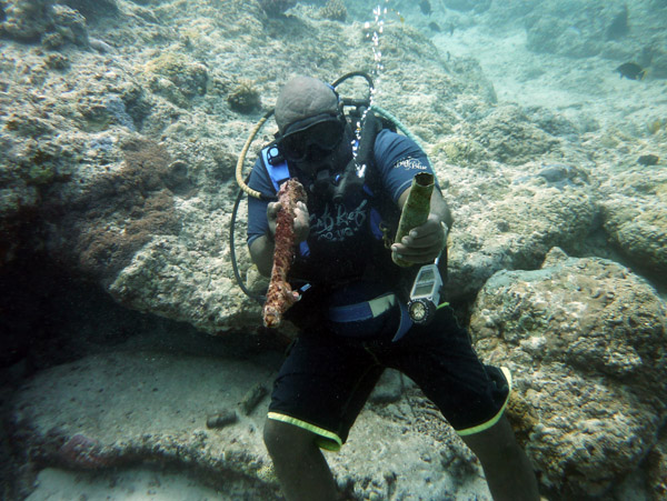 World War II artefacts, Vila Bay, Vanuatu