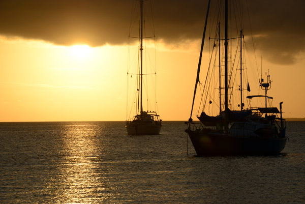 Sunset over Vila Bay, Vanuatu