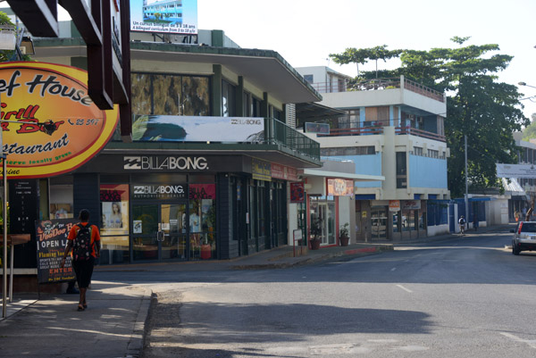 Main Street of Port Vila, early morning