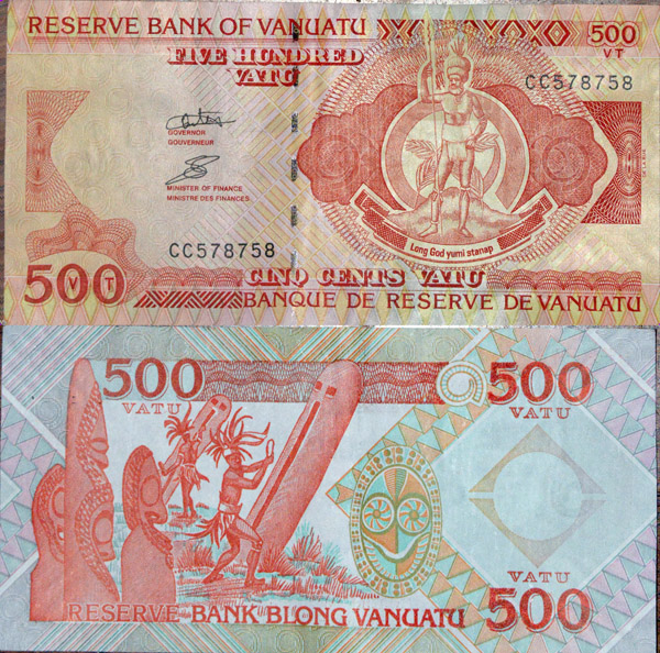 Vanuatu Banknote - 500 Vatu