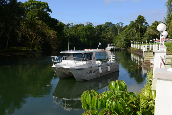 Beqa Adventure Divers base at the Lagoon Hotel, Pacific Harbour