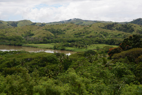 View from the Tavuni Fort visitor's centre with the Sigatoka River