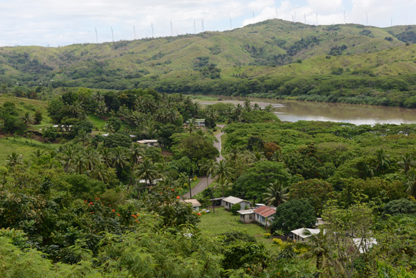 The small village of Naroro at the base of Tavuni Hill Fort