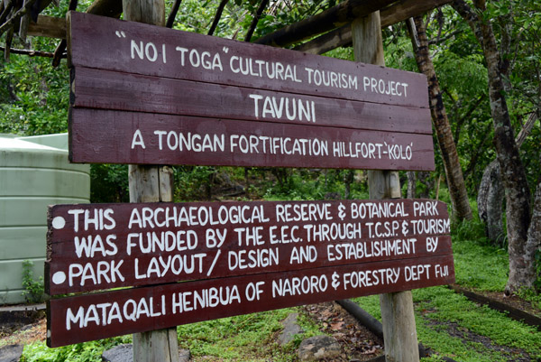 Tavuni Hill Fort - a Tongan Fortification Hillfort - Kolo