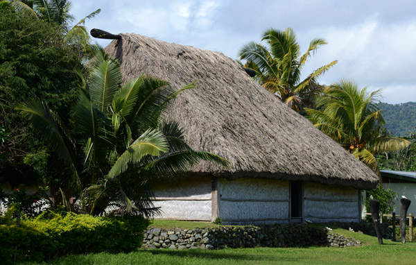 Each hut is built on a small platform