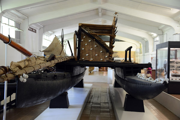 Traditional Fijian Double Hulled Canoes are regarded as the most seaworthy of such vessels built in Oceania