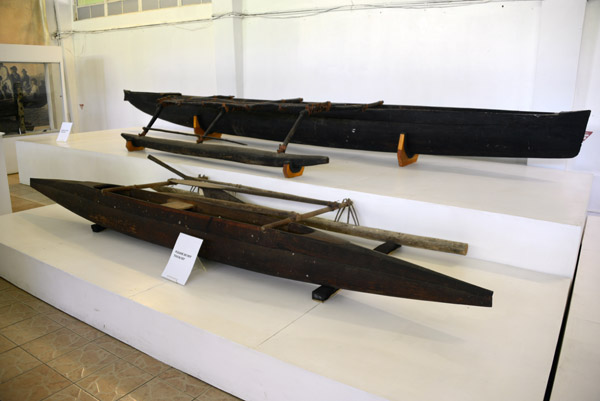 Outrigger Canoes, Fiji Museum