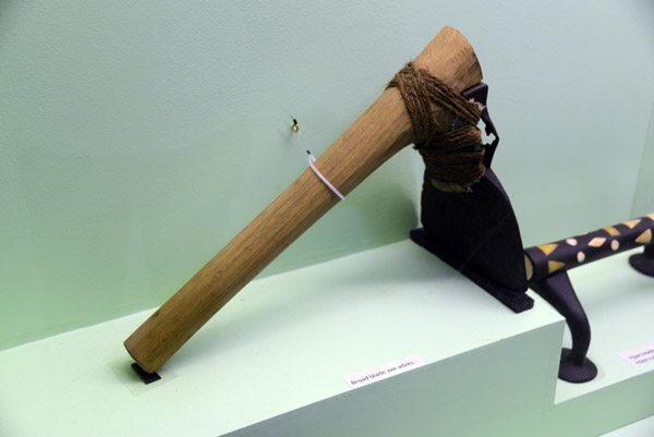 Broad blade axe adzes, Fiji Museum