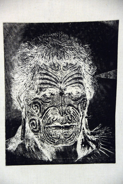 Facial tatoos - Fiji Museum
