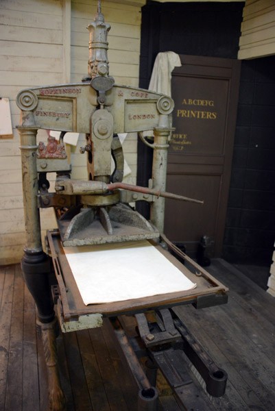 Fiji's first printing press, 1838 - Hopkinson & Cope, Finsbury - London