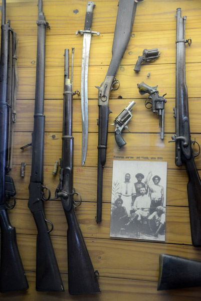 Late 19th C. firearms, Fiji Museum