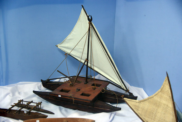 Canoe models - Fiji Museum