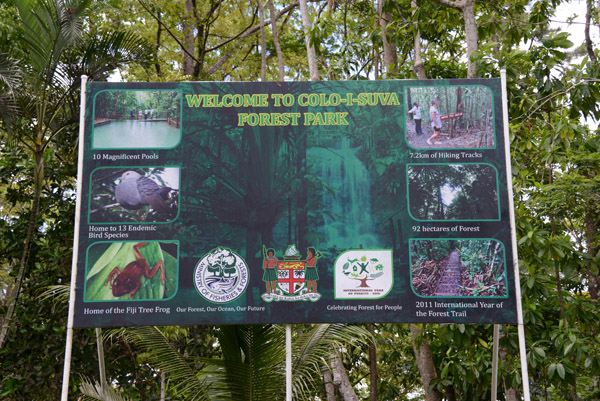 Just north of Suva, Colo-I-Suva Forest Park