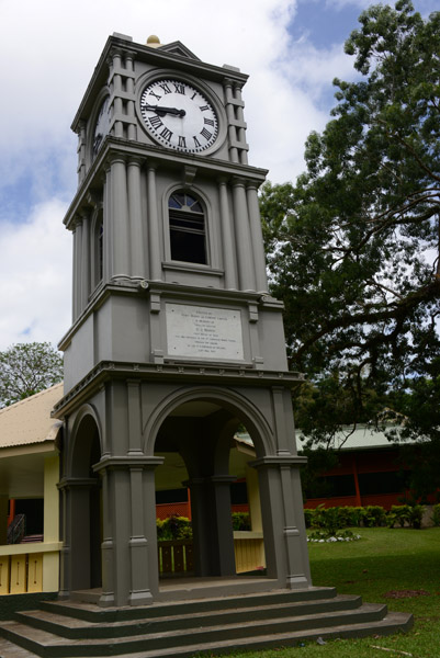 Thurston Gardens clock tower, Suva