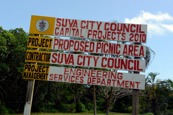Suva City Council Project - proposed picnic area, Queen Elizabeth Drive