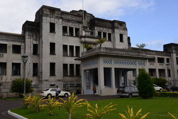 West side entrance to Government House, Suva