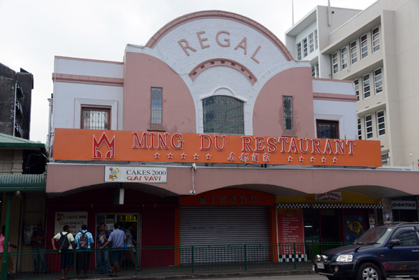 The old Regal Theater, now Ming Du Restaurant, Suva