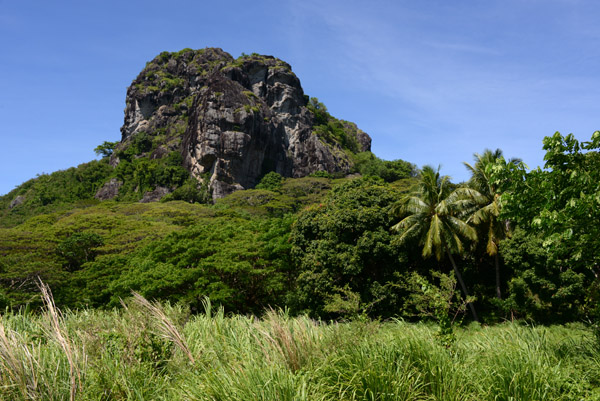 Rock formation by the Kings Road, Fiji