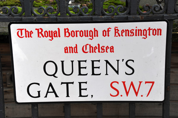 Queen's Gate, the Royal Borough of Kensington and Chelsea