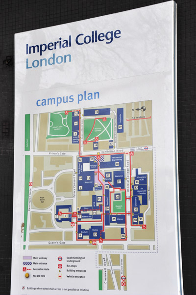 Imperial College London campus plan