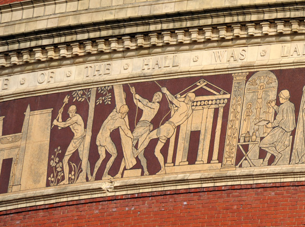 Mosaic frieze of Royal Albert Hall