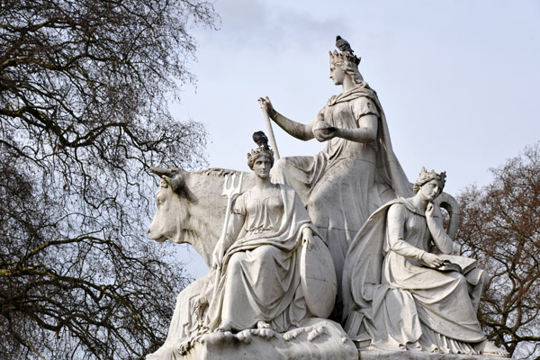 Allegory of Europe, Albert Memorial