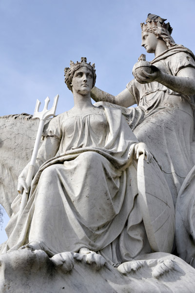 Allegory of Europe, Albert Memorial