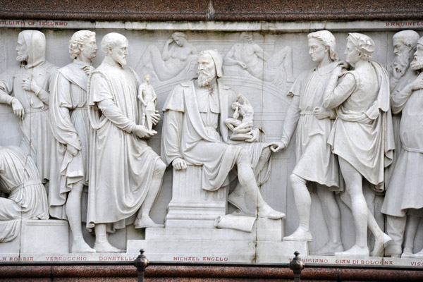 Frieze of Parnassus - Sculptors, Albert Memorial