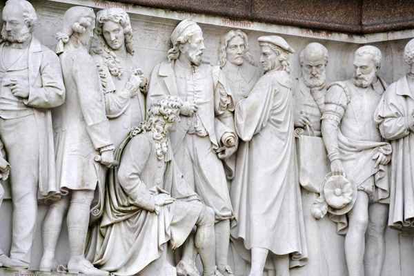 Frieze of Parnassus - Architects, Albert Memorial