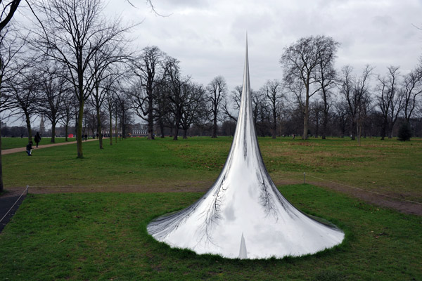 Non-Object (Spire), 2008, Anish Kapoor, Kensington Gardens