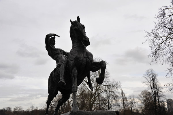 Physical Energy sculpture, George Frederic Watts, Kensington Gardens, 1907