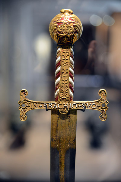 Sword of Franois I, ca 1510-1515, France, with a 1480 Italian blade
