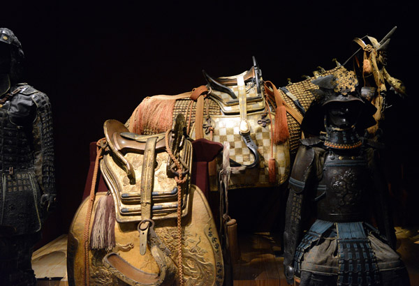 Japanese Samurai and horse armor