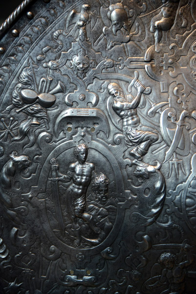 Detail of Buckler (Round Shield), ca 1550-60, Antwerp