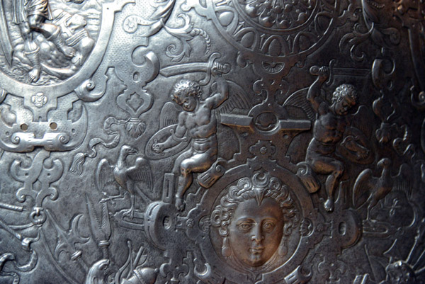Detail of Buckler (Round Shield), ca 1550-60, Antwerp