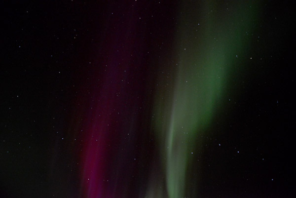 Red aurora, Northern Canada