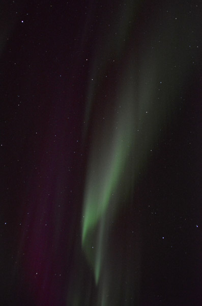 Red aurora, Northern Canada