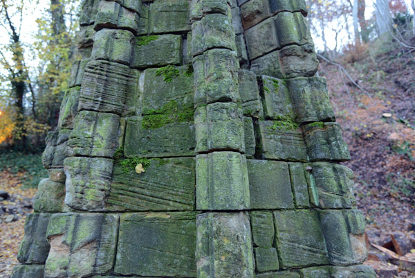 Moss covered stone, Durham