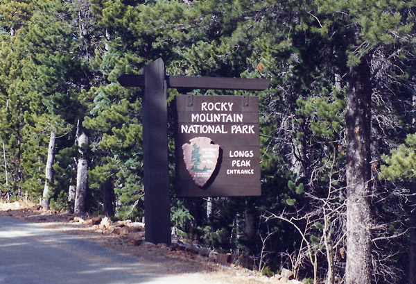 Longs Peak Entrance - Rocky Mountain National Park