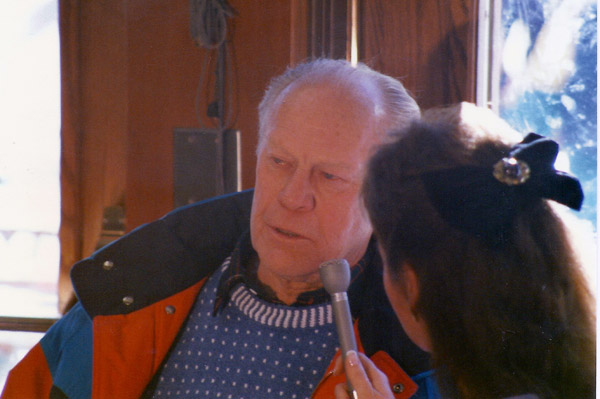 President Ford at Beaver Creek, 1989