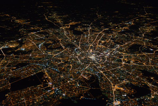 Moscow, Russia - at night