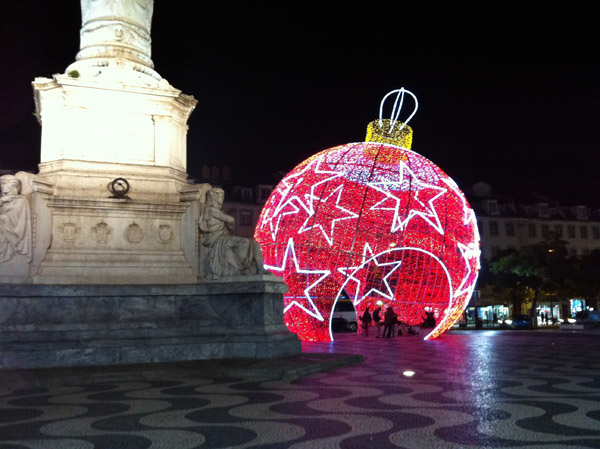 Christmas in Lisbon, Praa Dom Pedro IV