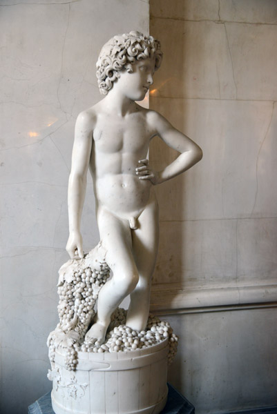 Boy Crushing Grapes, Lorenzo Bartolini (1777-1850)