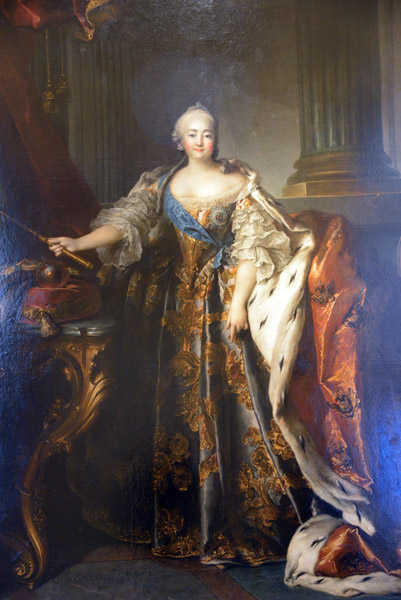 Empress Elizabeth Patrovna (1709-1761), Louis Tocque, 1758